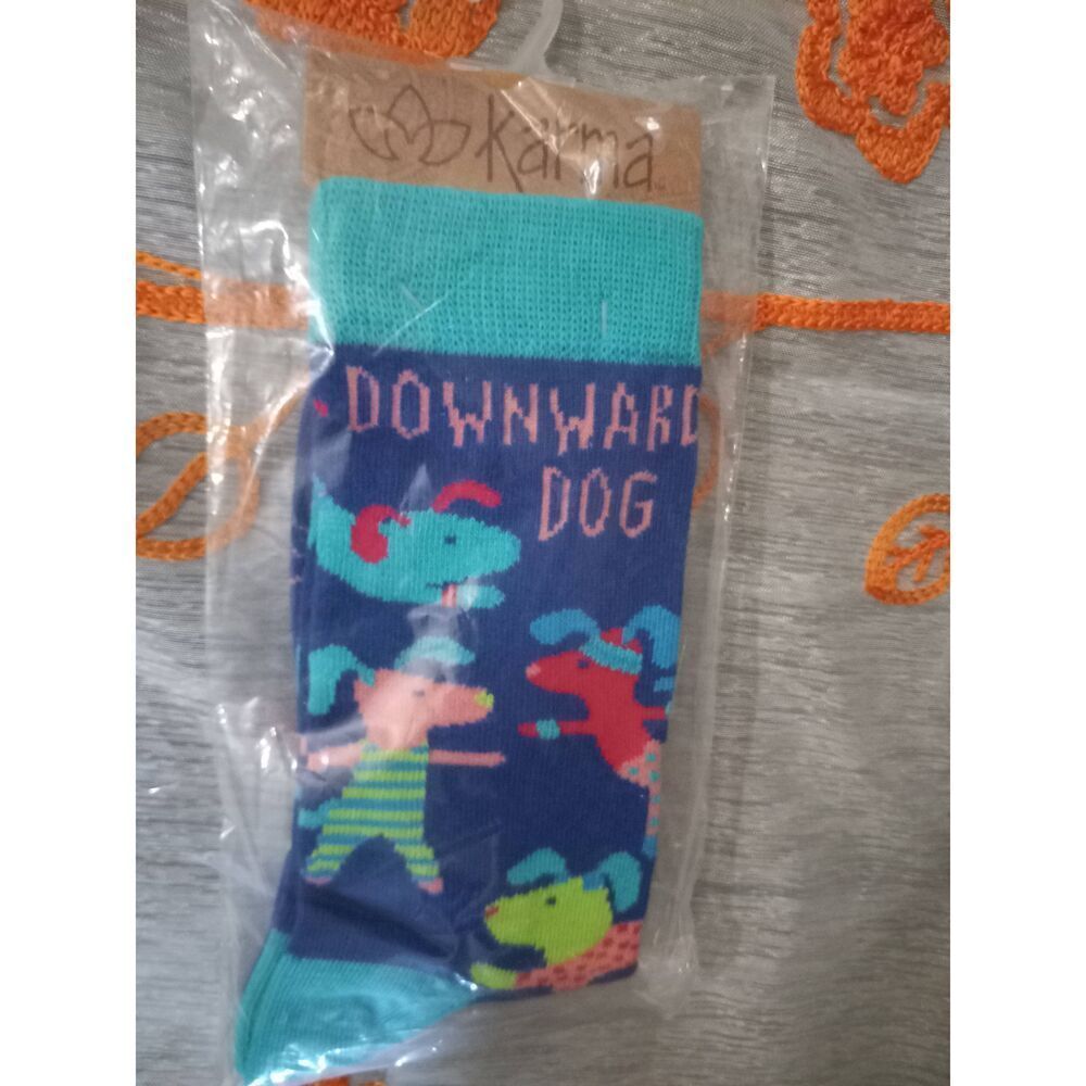 Downwardโdog karma quality yoga socks ๐งฆ